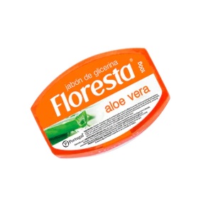 JABON FLORES. ALOE VERA x 100GR - PORT.