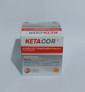 KETACOR 60MG/2ML I.M x 25AMP - CORVAL